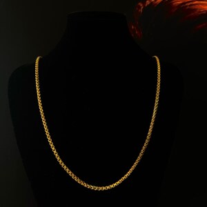 Luxurious chain made of gold 585, 24g, 70 cm image 2