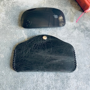 Custodia per mouse magico, custodia personalizzata per mouse magico, custodia minimalista per mouse, supporto per mouse magico Apple, custodia in pelle per mouse, Bretya