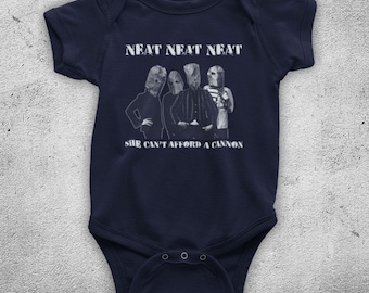 NEAT NEAT NEAT UNOFFICIAL THE DAMNED PUNK ROCK BAND BABY BIB CUTE BABY GIFT