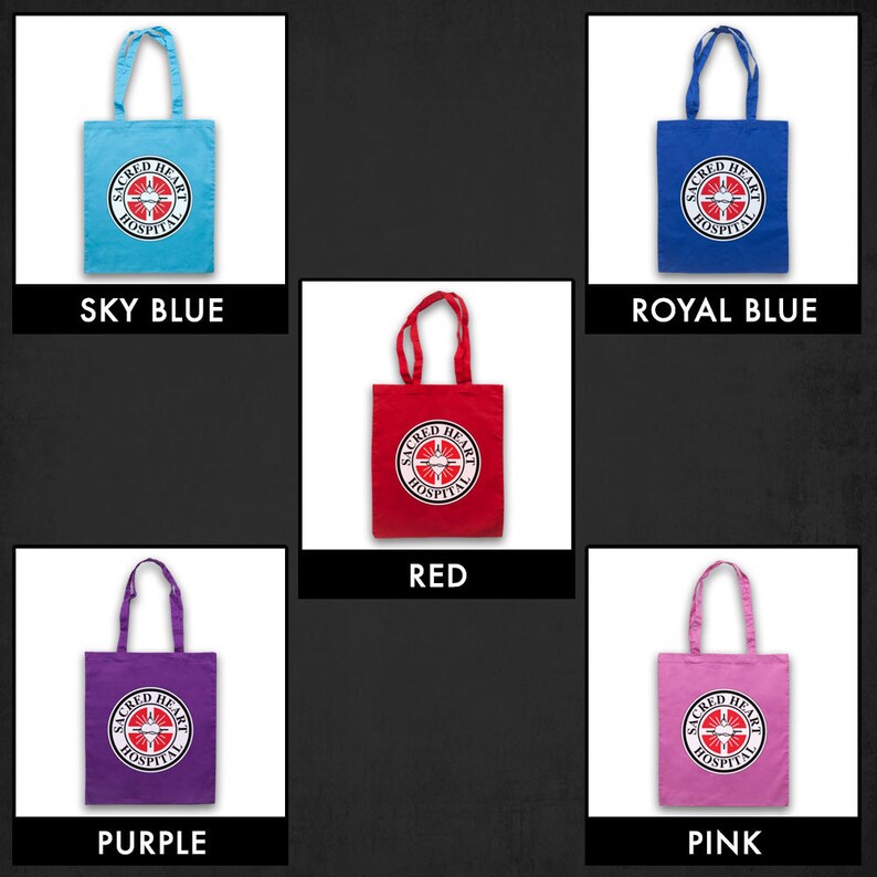 Scrubs Sacred Heart Hospital American Comedy TV Show JD Turk Unofficial Cotton Tote Bag Shopper