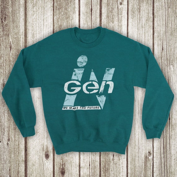 INGEN JURASSIC UNOFFICIAL PARK DINOSAUR LOGO GENETICS ADULTS /& KIDS SWEATSHIRT