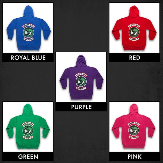 Inspired Apparel Inspired by Riverdale South Side Serpents Circle Logo Unofficial Kids Hoodie