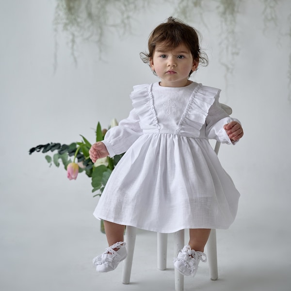 Baby Baptism Dress Etsy