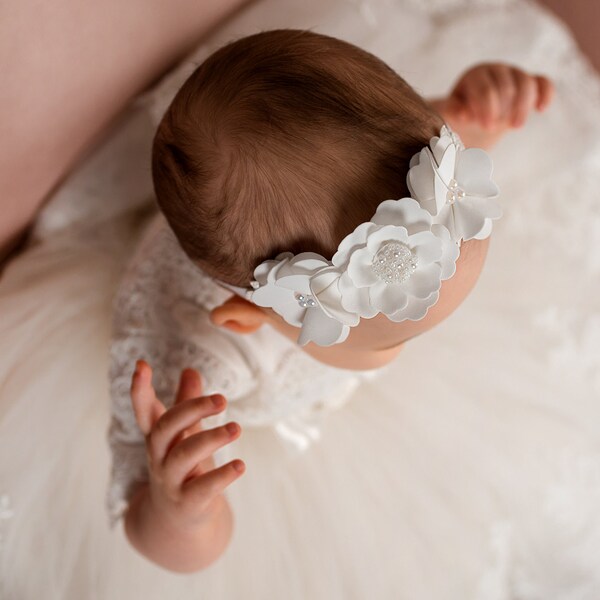 Christening Headband Etsy