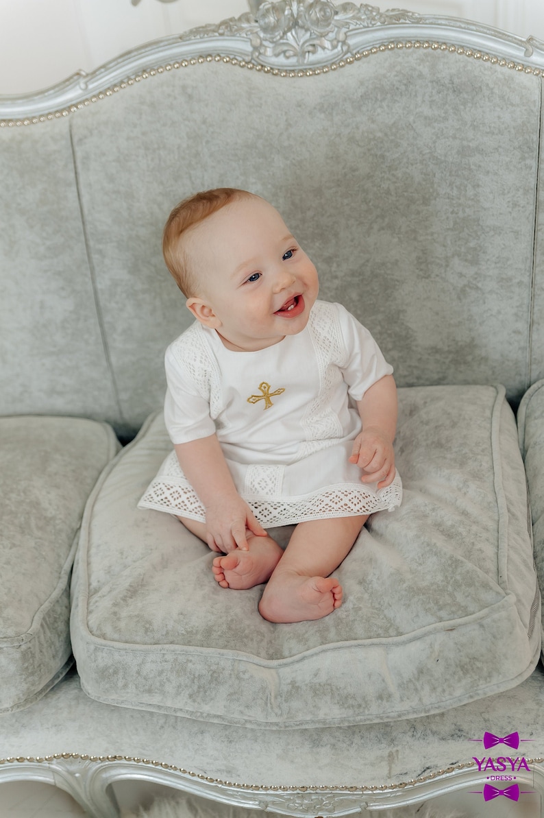 Baby boy baptism outfit unisex baptism gown baby boy gift toddler boy clothes unisex christening gown