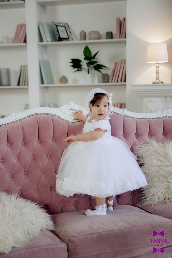 Robe de bapt me de petite fille robe de bapt me blanche tenue de