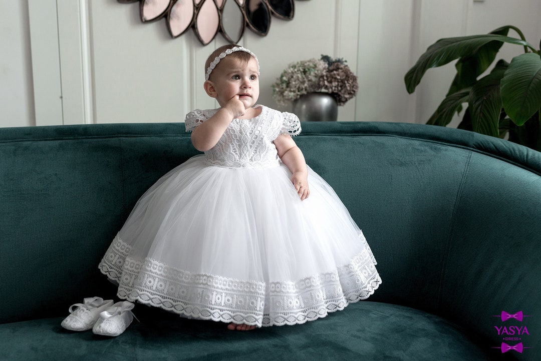 Vestido de bautismo para niña, vestido de bendición para bebés, vestidos de  bautizo de 3t para niñas, vestido de bautismo de 2t, regalo de bautismo de 