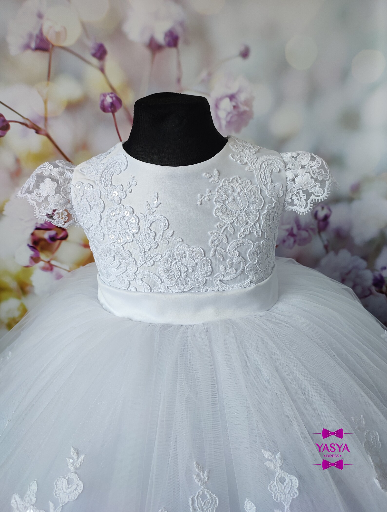 Baby Girl Baptism Dress Baptism Dress for Toddler Girl Etsy