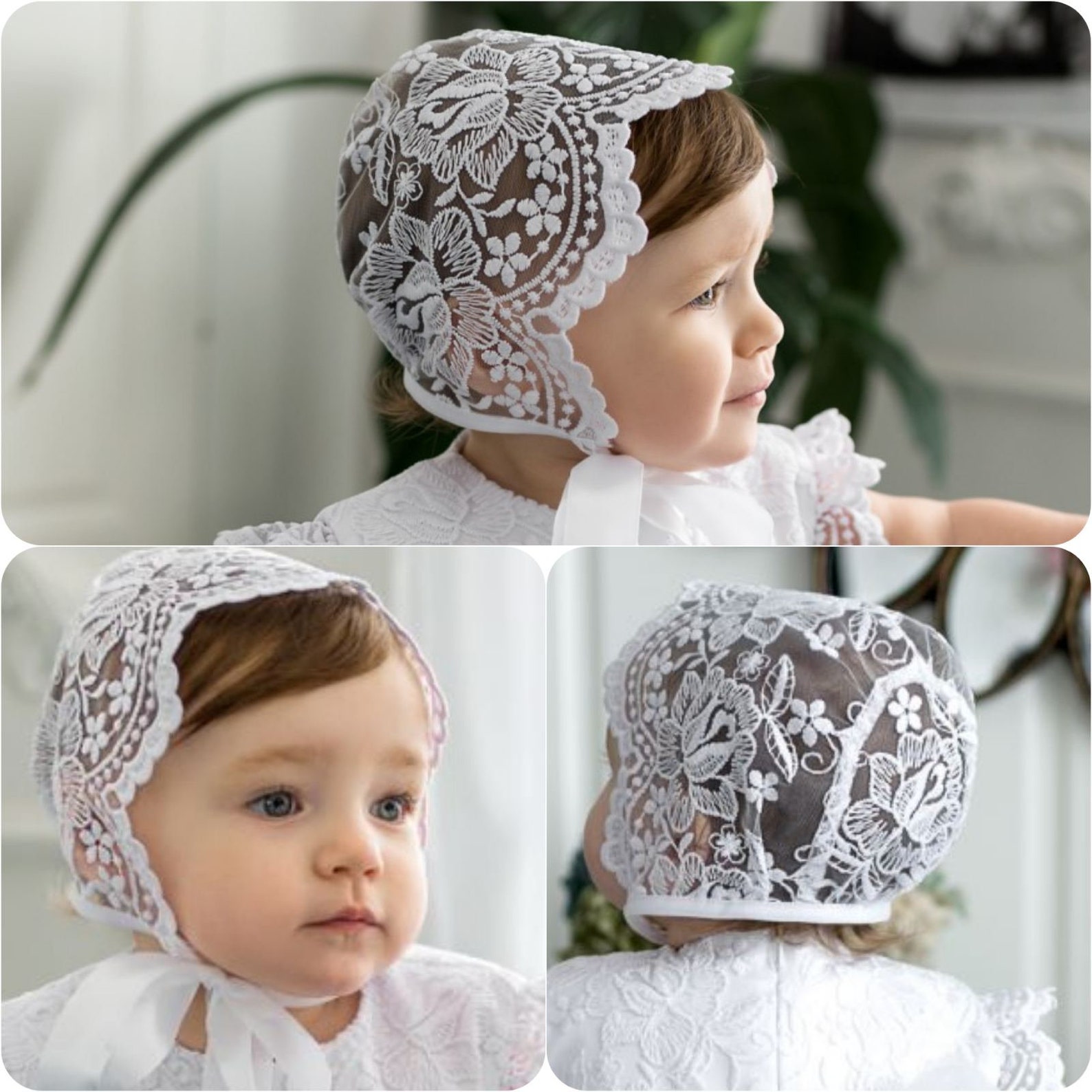 Toddler Baptism Dress With Train Baby Blessing Dress Etsy