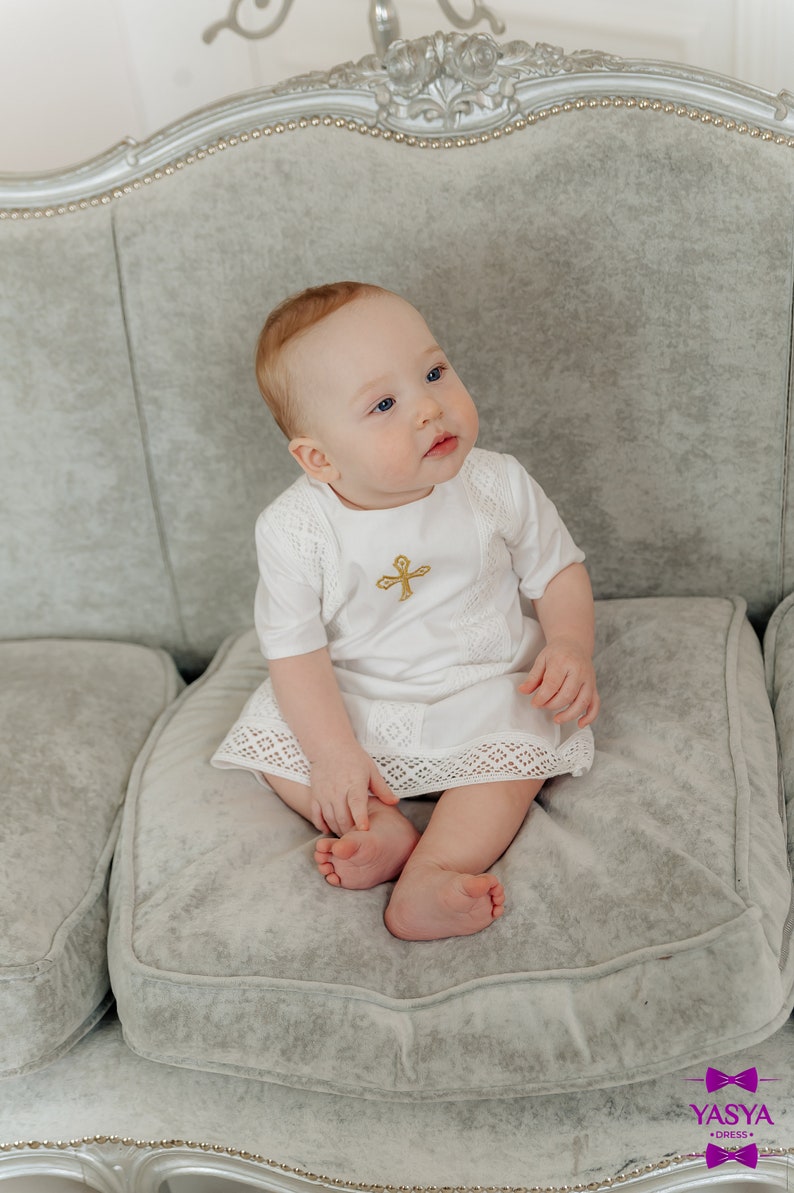 Baby boy baptism outfit unisex baptism gown baby boy gift toddler boy clothes unisex christening gown