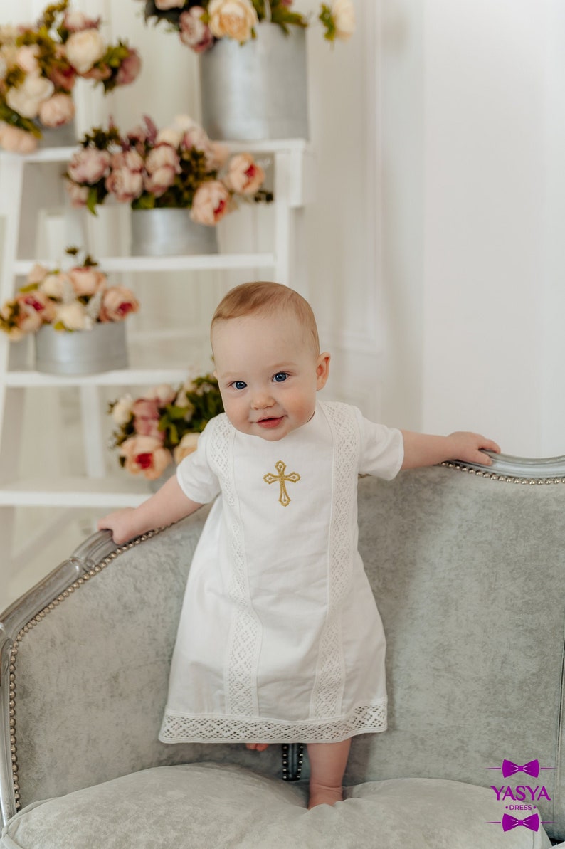Baby boy baptism outfit unisex baptism gown baby boy gift toddler boy clothes unisex christening gown
