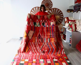 Boujaad Moroccan Colorful Rug (193)