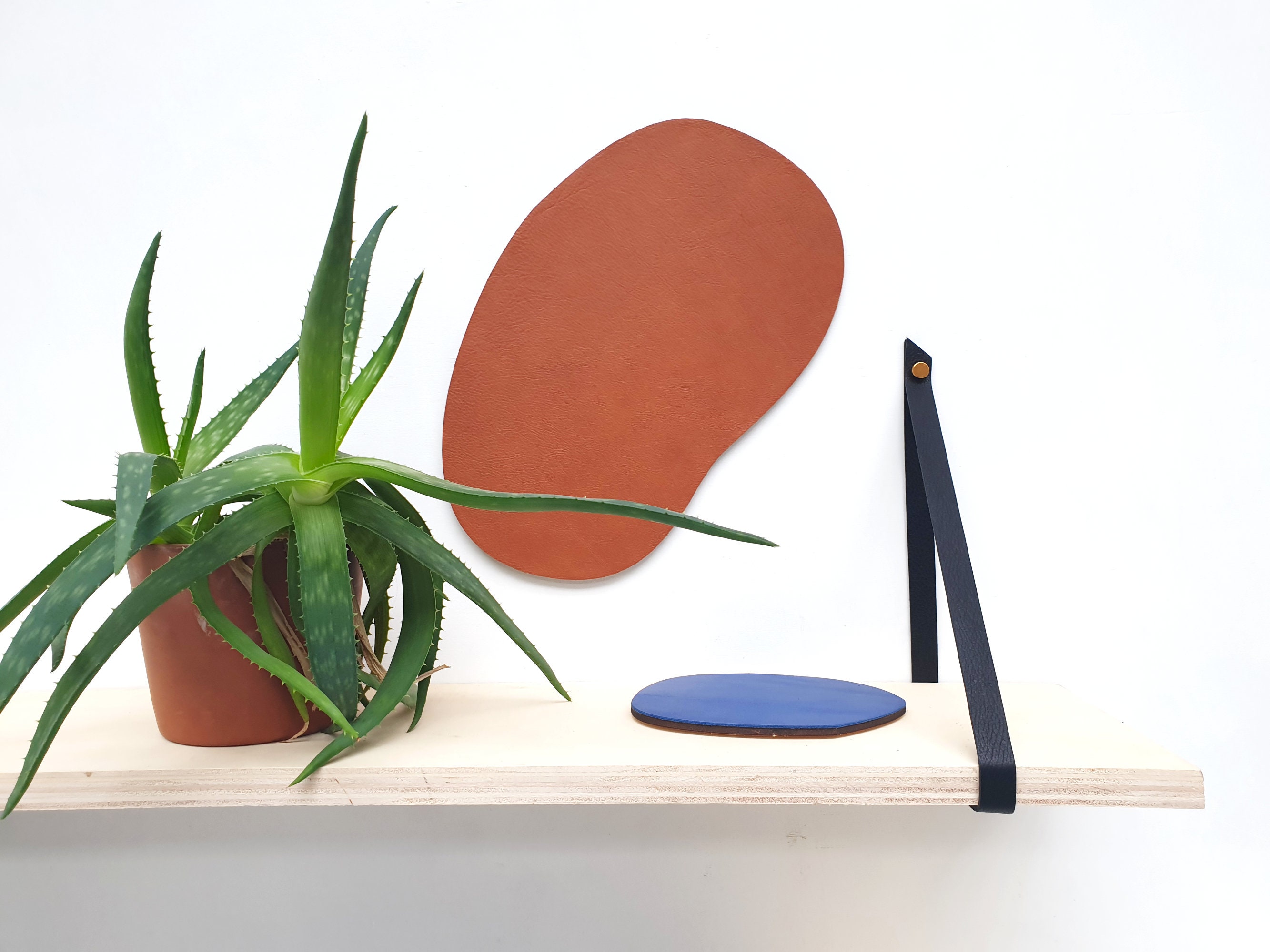 Tache de Cuir Recyclé Colorée L/Tableau, Plateau, Déco ...