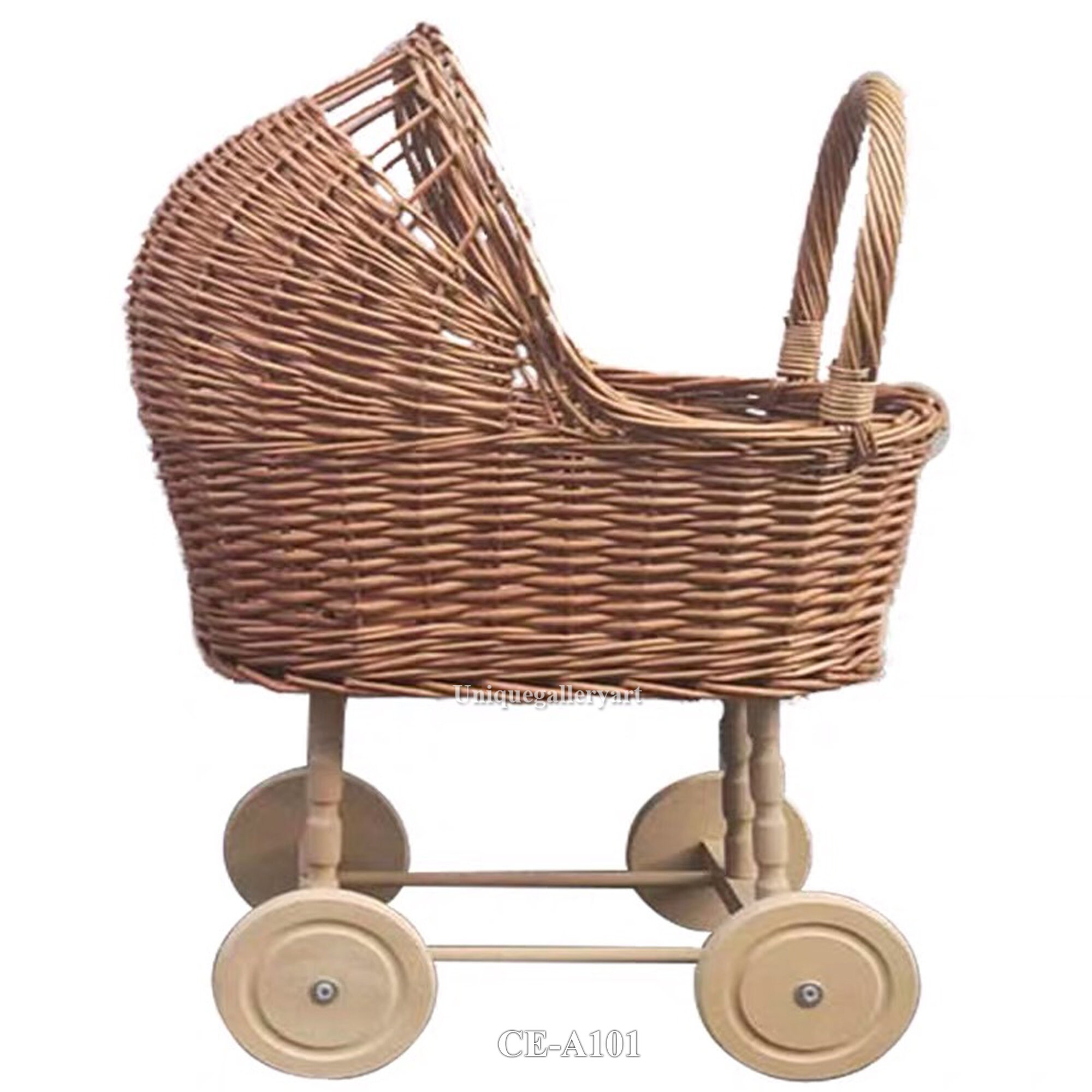 Baby Stroller Doll Photo Props Baby Toy Stroller Rattan Etsy