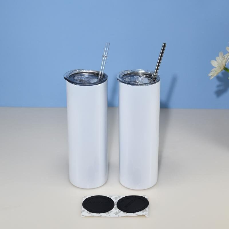 Wholesale Stainless Steel Skinny Tumbler with Lid and Straw - OrcaFlask