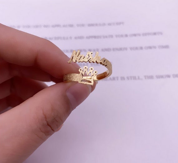 Custom Two Name Ring – Regium Store