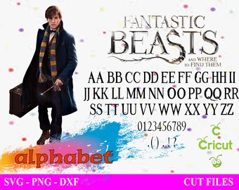 Fantastic Beast font svg,png,dxf , Fantastic Beast clipart, Fantastic Beast svg