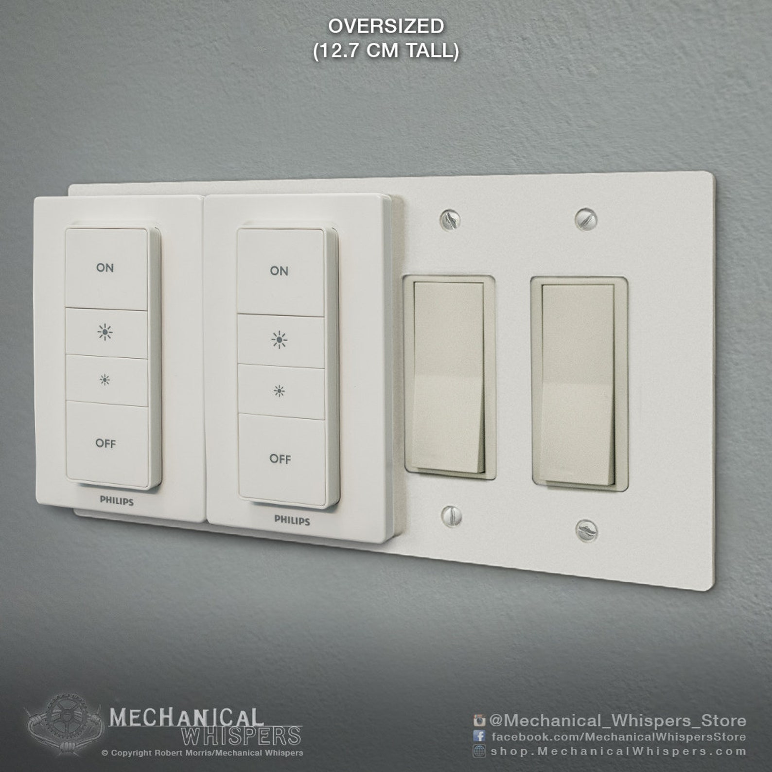 Philips Hue Dimmer Switch Plate 3D Printed Spacer Plate for Etsy