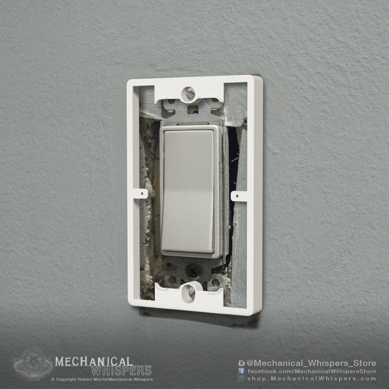 Philips Hue Dimmer Switch Plate, 3D Printed Spacer Plate for Philips