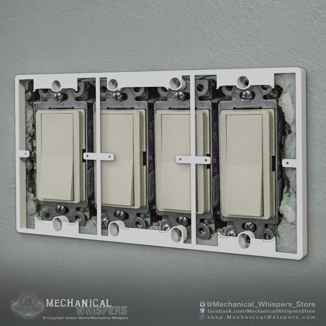 Philips Hue Dimmer Switch Plate 3D Printed Spacer Plate for Etsy