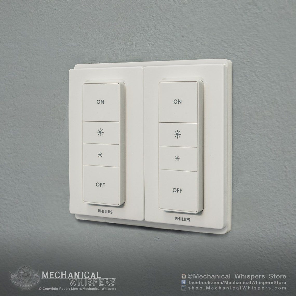 Philips Hue Dimmer Switch Plate 3D Printed Spacer Plate for Etsy