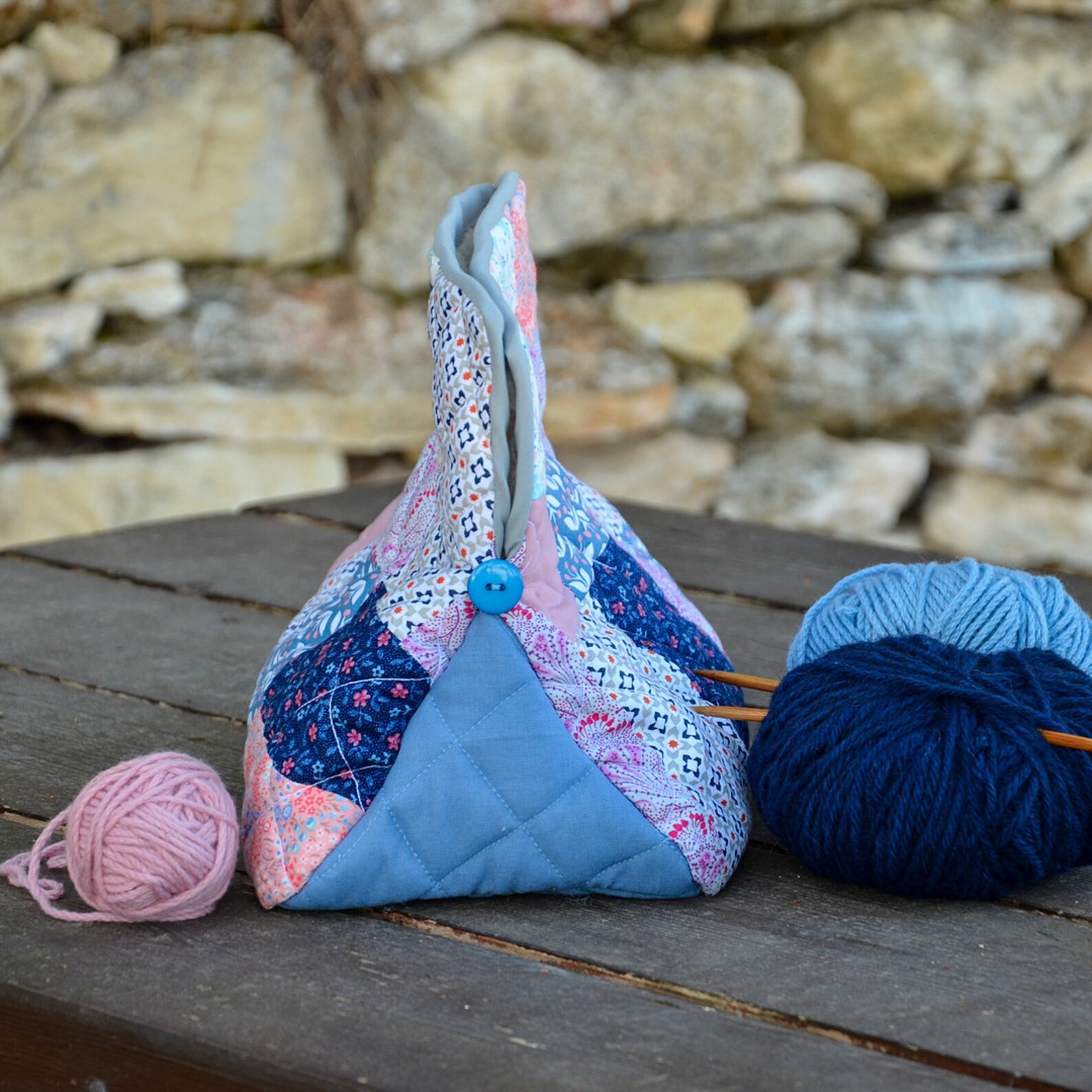 Project Bag Yarn bag Gift for crocheter Etsy