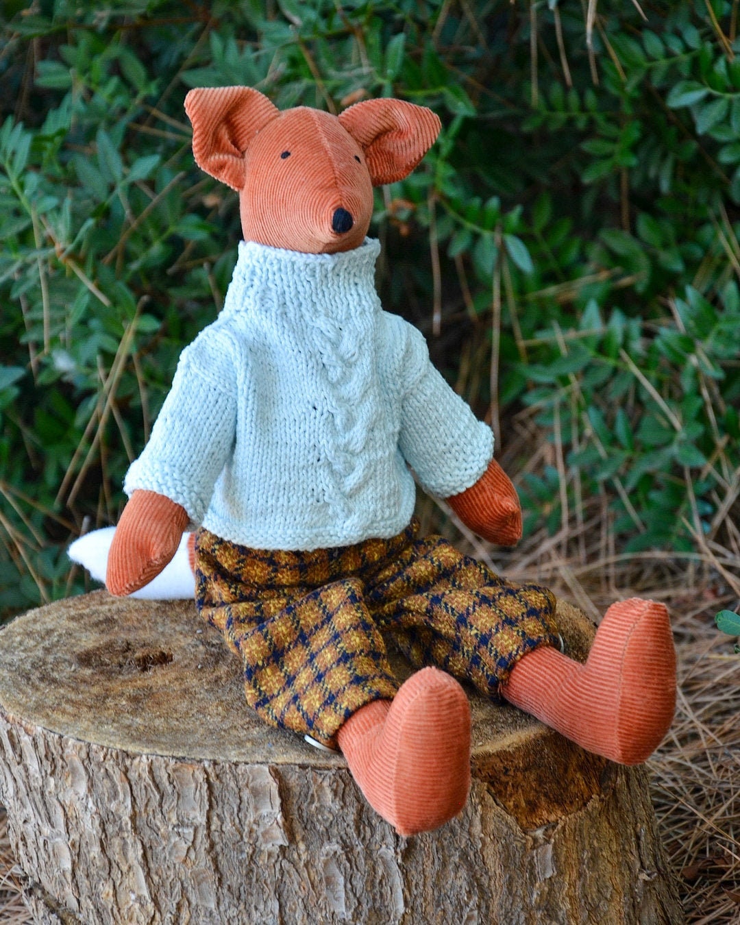 small woodland stuffed animals