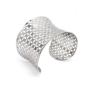 Silber Armband, Armreif, Breit, Schwarzes Aluminium Armband, buntes Armband, modernes Armband, Geburtstagsgeschenk, gehämmertes Armband, leicht