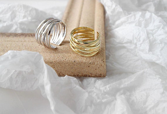 ☆TATIANA☆ Silver 925 color setting layered simple ring CR0 Designer fashion, Seoul-fully created | W Concept