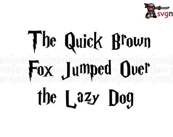 Harry Potter Alphabet svg file, Harry Potter Font svg, Cricut Alphabet file, Wizard SVG File, Hogwarts SVG