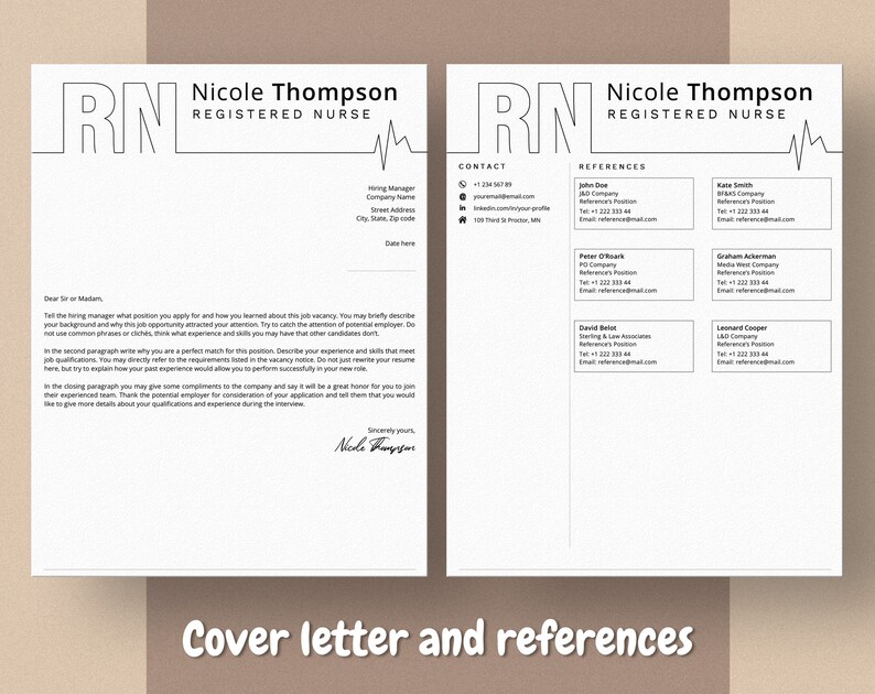 RN resume template