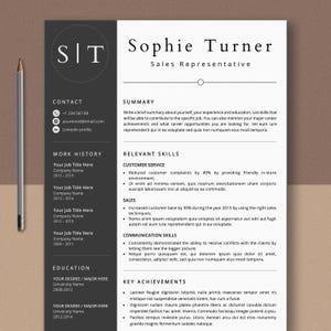 Functional Resume Template | Skills Based Resume | Professional CV | Professional Resume Format | Resume Template Word and Mac Pages