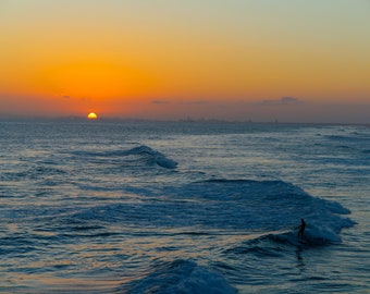 Sunset at Huntington Beach