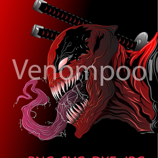 Venompool Vector, Venompool PNG, Venompool SVG, Venompool Print, Venompool dxf, Venompool JPG