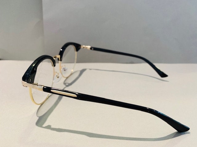 Vintage Chic Retro D Form Eyeglasses Frame Optical Eyewear | Etsy