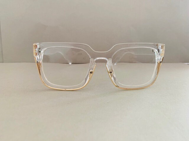 Vintage Chic Retro D Form Over Size Eyeglasses Frame Optical | Etsy UK