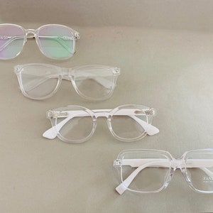 Vintage Chic Retro Clear Eyeglasses Frame Optical Eyewear Non-prescription Eyeglasses Frame with Clear Lenses for Women Men-16