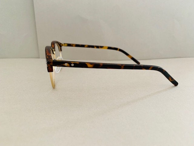 Vintage Chic Retro Polygon Form Eyeglasses Frame Optical - Etsy