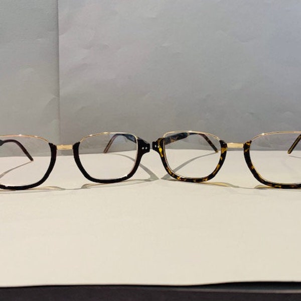 Vintage Chic Retro D form Eyeglasses Frame Optical Eyewear Non-prescription Eyeglasses Frame with Clear Lenses for Women Men-27