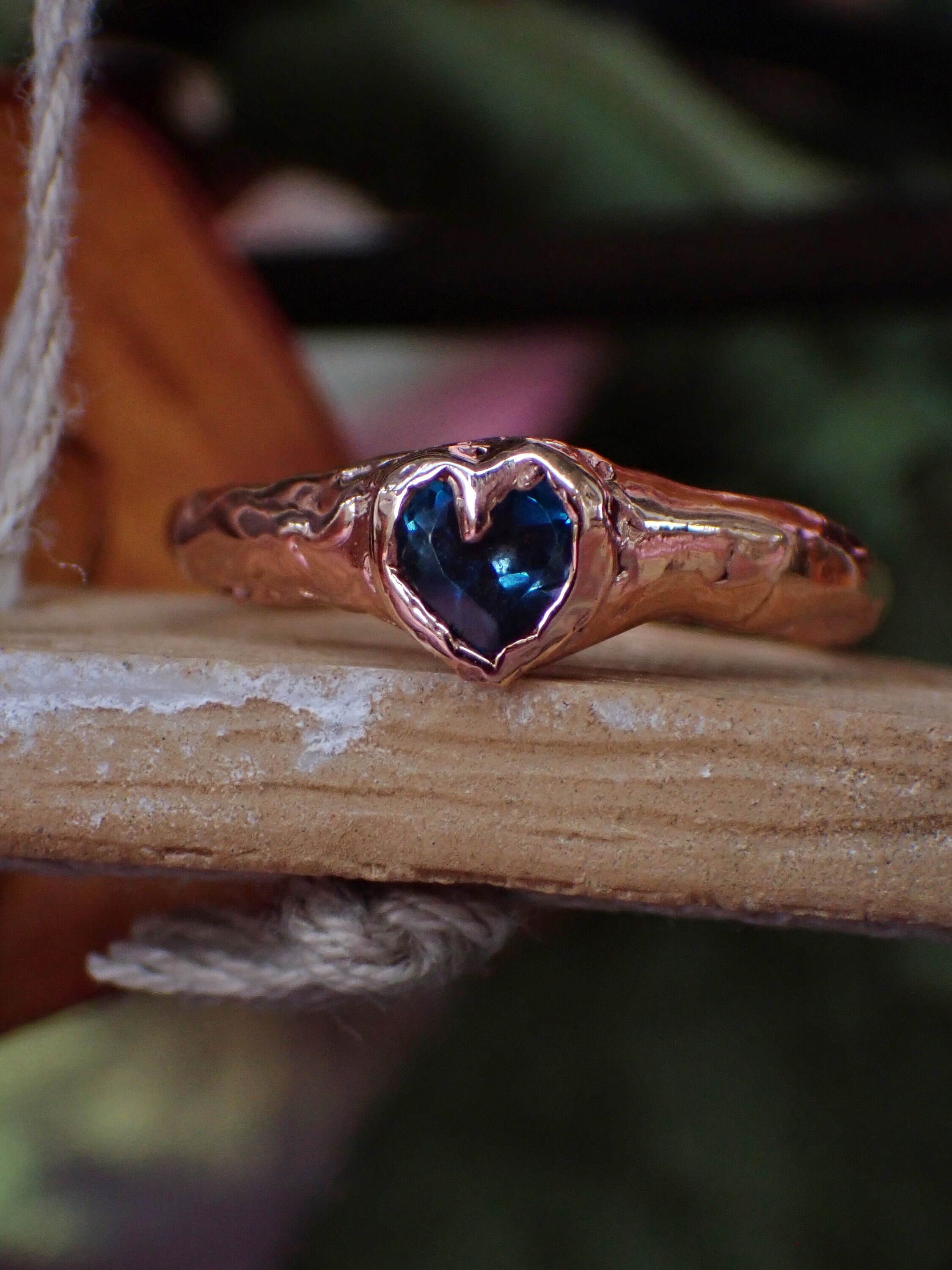 Heart Stone Ring Etsy Australia