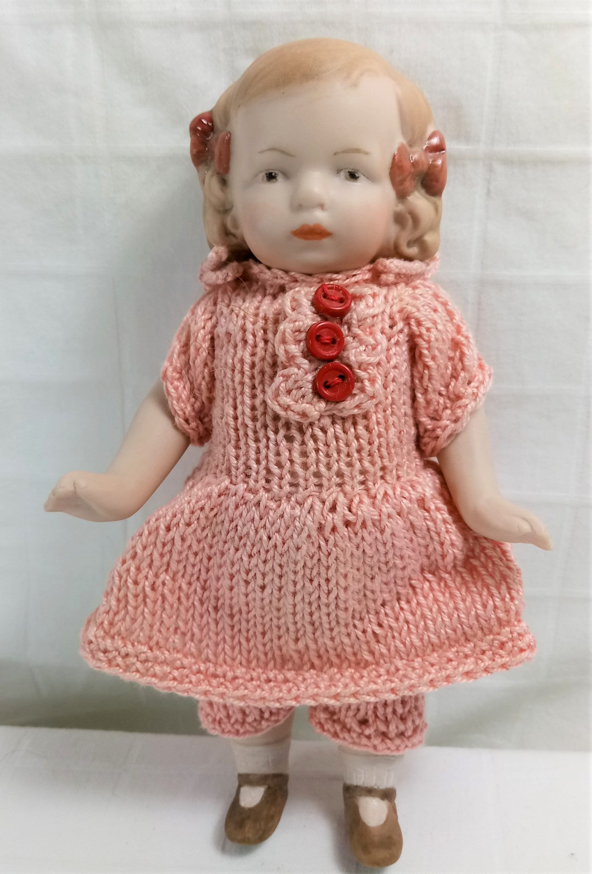 Porcelain doll replica of a doll from the 40s Etsy