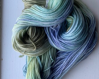 Nature Walk- 100g /225m Hand dyed DK weight ,MCN blend  Yarn, Ready to ship, indie dyed yarn