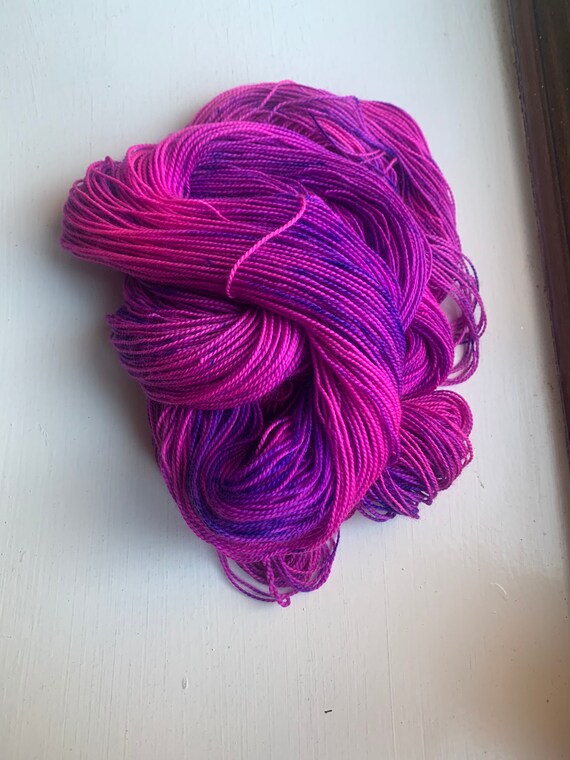 Twilight Glam -100g Hand dyed ,High twist , Superwash Merino, Nylon Sock yarn, Ready to ship
