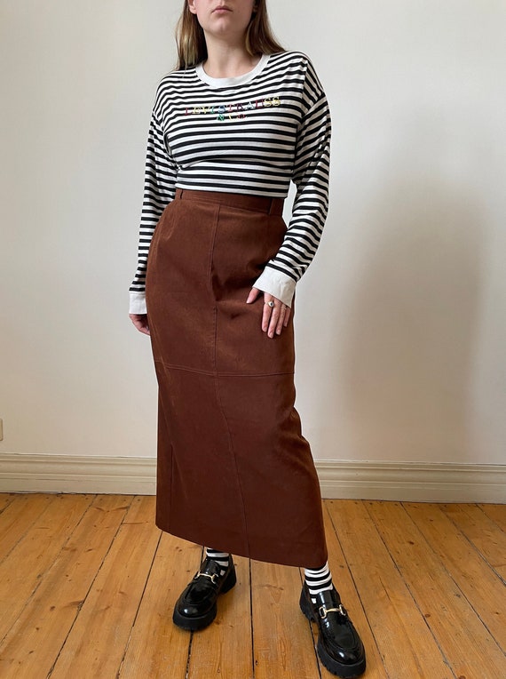 Fitted maxi skirt cheap