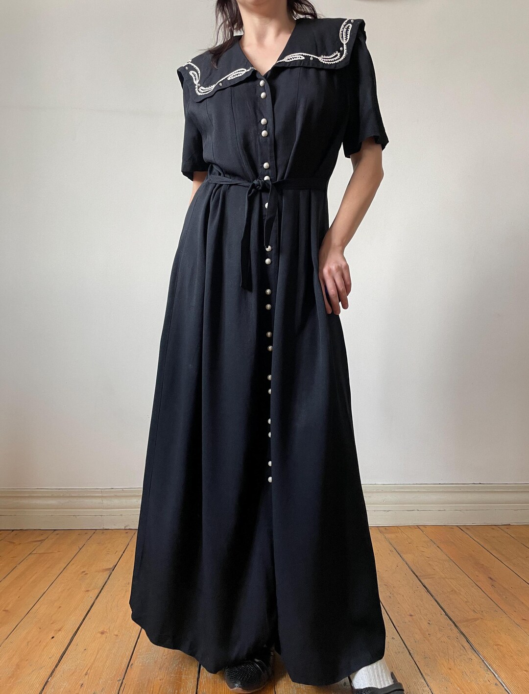 Mesa sailor knit dress (Black) main image 1