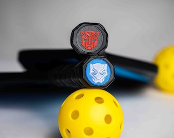 3D Custom Logo Pickleball Paddle Butt Cap