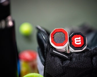 Wilson 2016+ V2 Tennisschläger Debrand Snap-On Falltür Ersatz | Passen Sie Ihre Falltür bei RoyalRackets.com | individuell an Schwarz