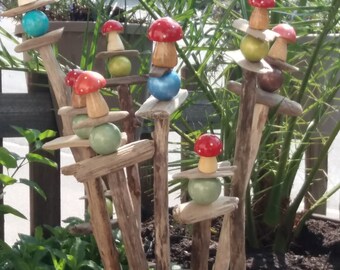 Gartendeko Holz Etsy