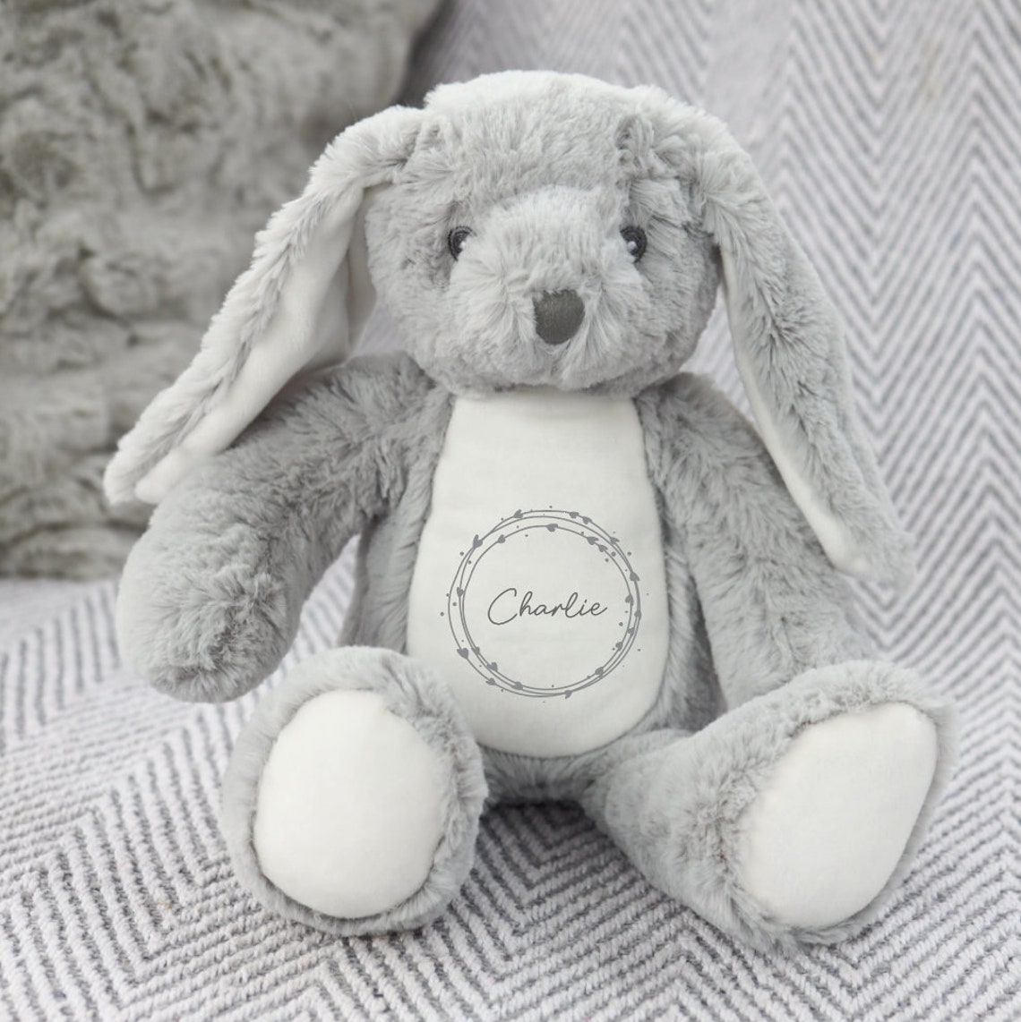Personalised Named Plush Soft Toy / Personalised New Baby Etsy