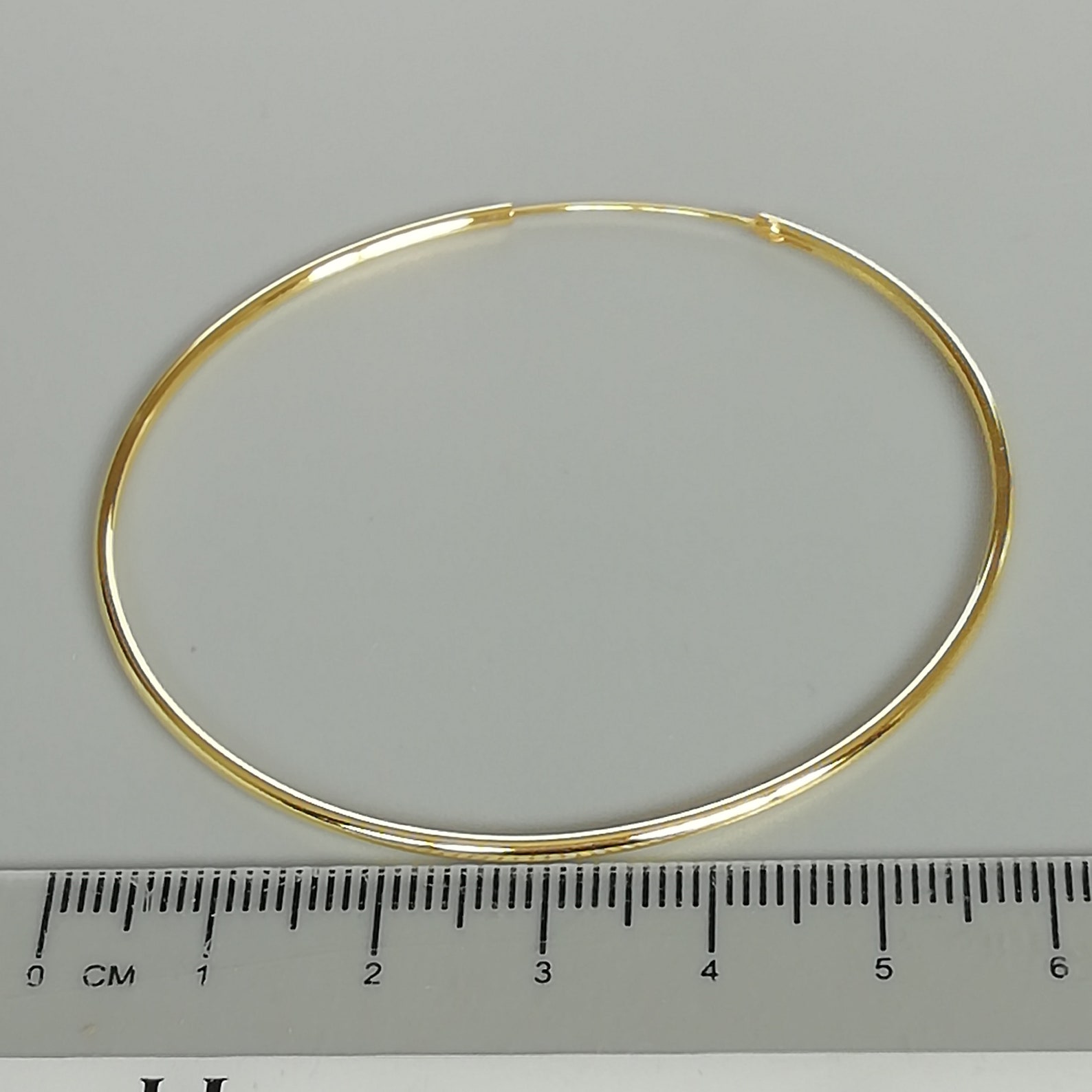2mm x 60mm Click Hoop Earrings